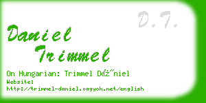 daniel trimmel business card